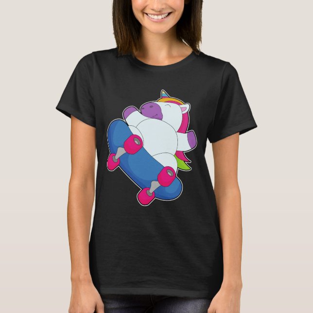 Camiseta Patineta de esquí de Unicorn (Anverso)