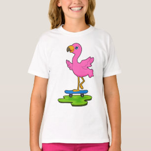 Camiseta Patineta de esquí Flamingo