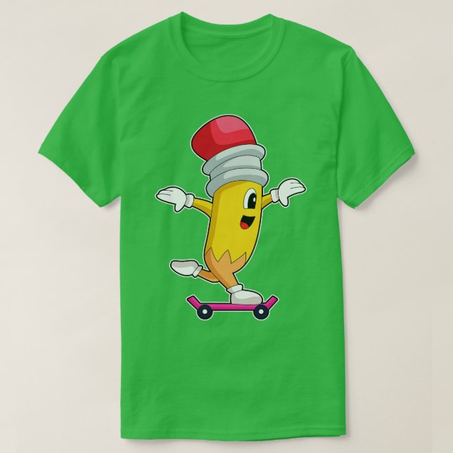 Camiseta Patineta de patinaje para niños (Diseño del anverso)