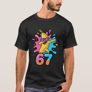 Camiseta Patineta de plátano divertida 67 días de escuela p