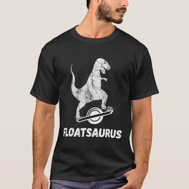 Camiseta Patineta Eléctrica Float T-rex Saurus Una Rueda V (Anverso)
