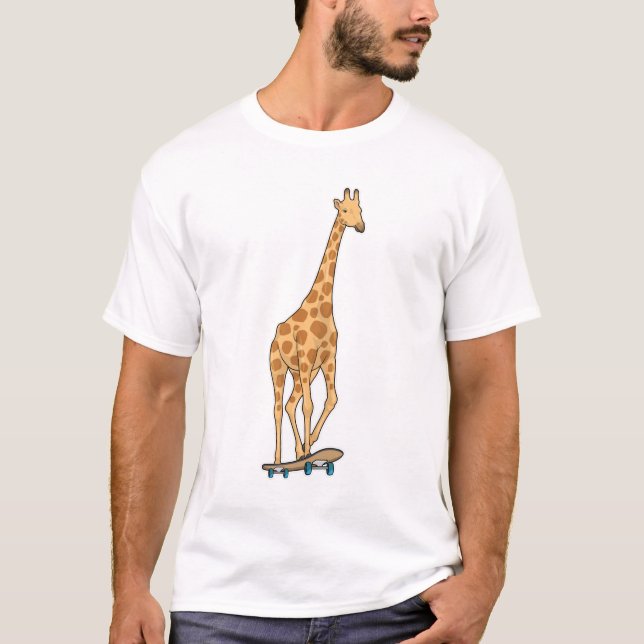 Camiseta Patineta Giraffe (Anverso)