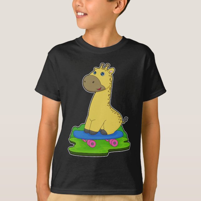 Camiseta Patineta Giraffe (Anverso)
