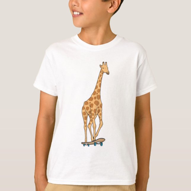 Camiseta Patineta Giraffe (Anverso)