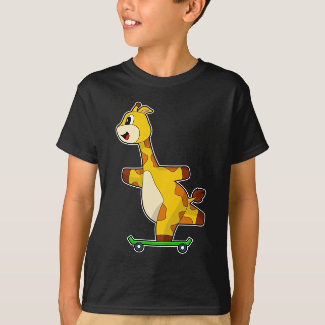 Camiseta Patineta Giraffe (Anverso)