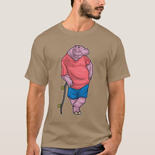 Camiseta Patineta Hippo (Anverso)