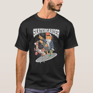 Camiseta Patineta I Patinador Patineta I Gato Patineta