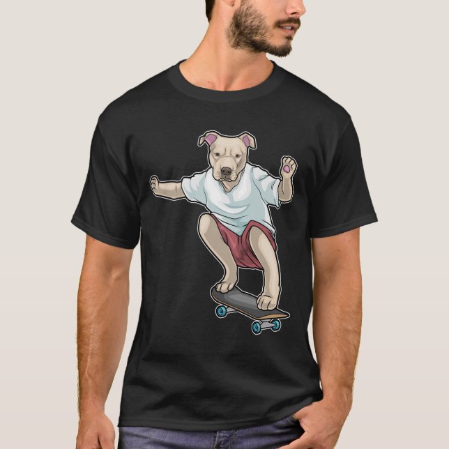 Camiseta Patineta Pitbull (Anverso)