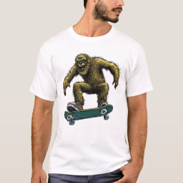Camiseta patineta sasquatch