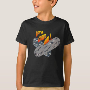 Camiseta Patinetas cruzadas Niños Camisas ConfortSoft