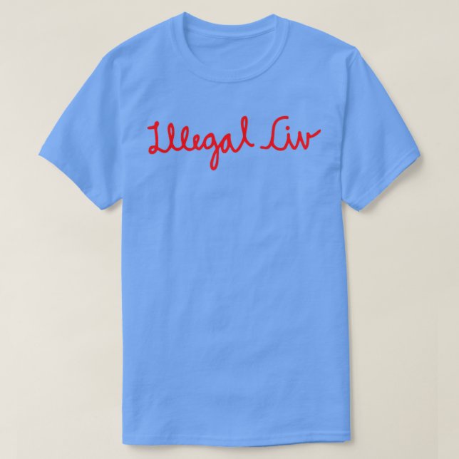 Camiseta Patinetas de civilización ilegalTShirt (Diseño del anverso)