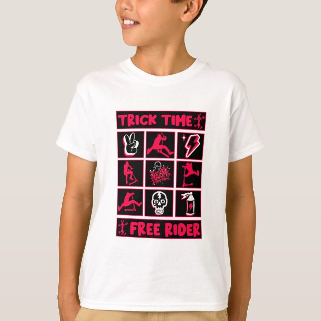 Camiseta Patinete de trucos Freestyle (Anverso)