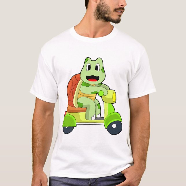 Camiseta Patinete Tortuga (Anverso)