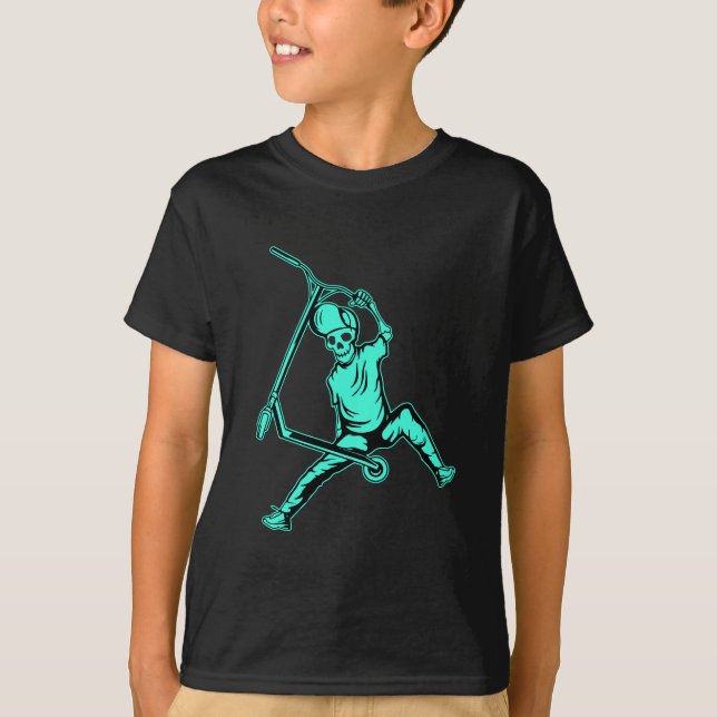 Camiseta Patinetes de truco Freestyle (Anverso)