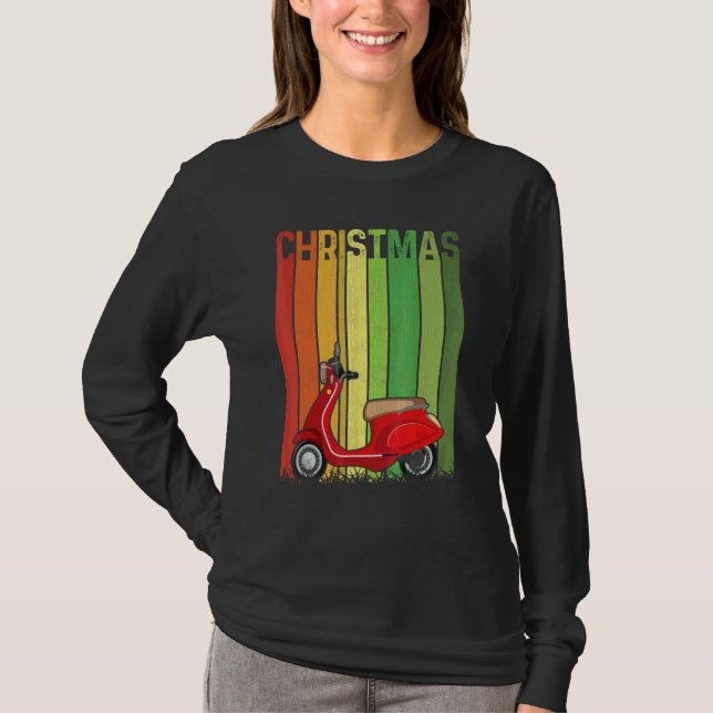 Camiseta Patinetes Retro Navideños Grupo Dulce Coincidente  (Anverso)