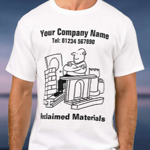 Camiseta Patio de rescate de materiales recuperados