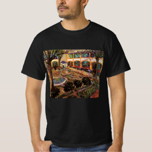 Camiseta Patio del hospital de Arles por Vincent van Gogh