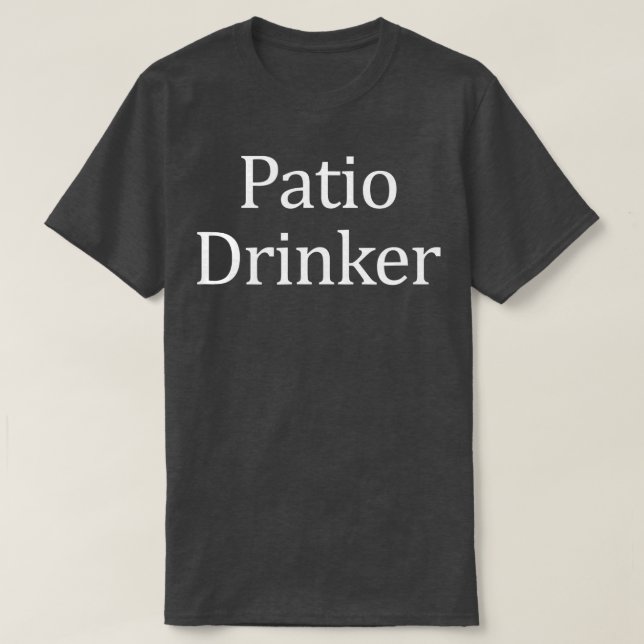 Camiseta Patio Drinker (Diseño del anverso)