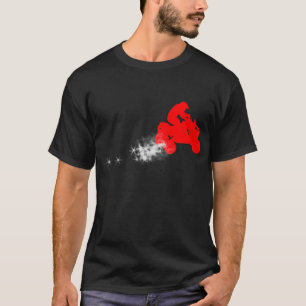 Camiseta patios. simple. rojo