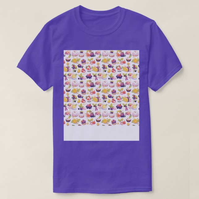 Camiseta Patisserie Kawaii Cute Para El Patrón Sin Marea (Diseño del anverso)