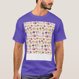 Camiseta Patisserie Kawaii Cute Para El Patrón Sin Marea