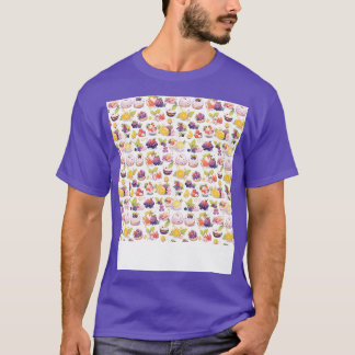 Camiseta Patisserie Kawaii Cute Para El Patrón Sin Marea