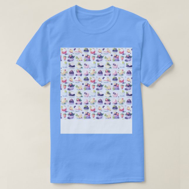 Camiseta Patisserie Kawaii Cute Para El Patrón Sin Marea (Diseño del anverso)