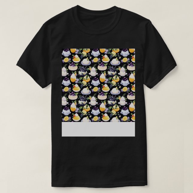 Camiseta Patisserie Kawaii Cute Para El Patrón Sin Marea (Diseño del anverso)