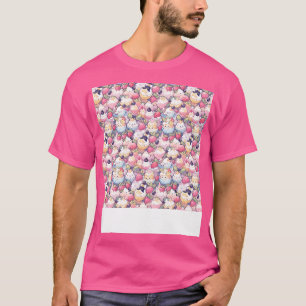 Camiseta Patisserie Kawaii Cute Para El Patrón Sin Marea