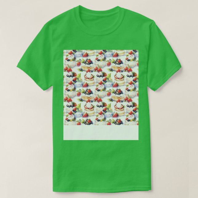 Camiseta Patisserie Kawaii Cute Para El Patrón Sin Marea (Diseño del anverso)