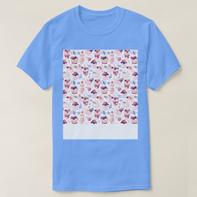Camiseta Patisserie Kawaii Cute Para El Patrón Sin Marea (Diseño del anverso)