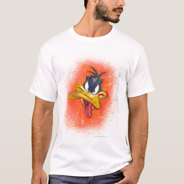 Camiseta PATITO DAFFY™ en Naranja (Anverso)