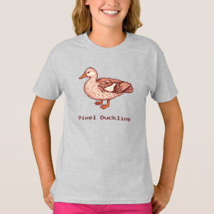 Camiseta Patito de píxel, arte de píxel moderno