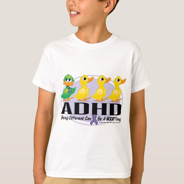 Camiseta Patito feo de ADHD (Anverso)