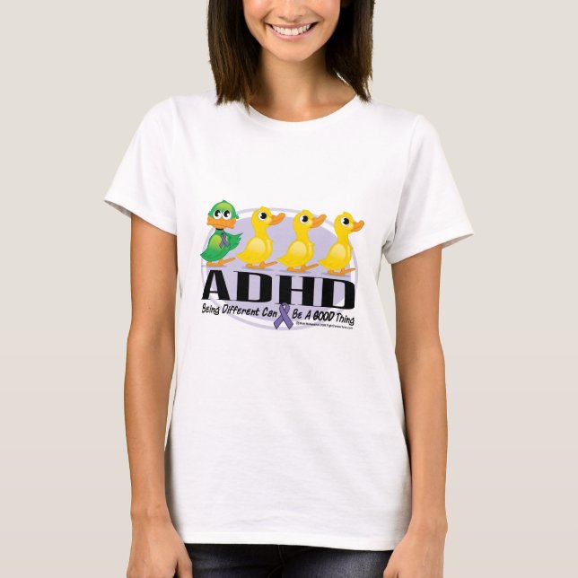 Camiseta Patito feo de ADHD (Anverso)