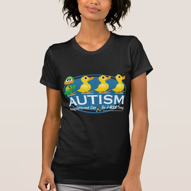 Camiseta Patito feo del autismo (Anverso)