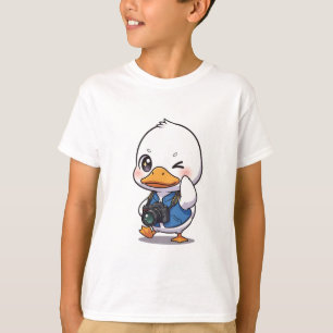 Camiseta Patito Fotógrafo Guiñando Niños