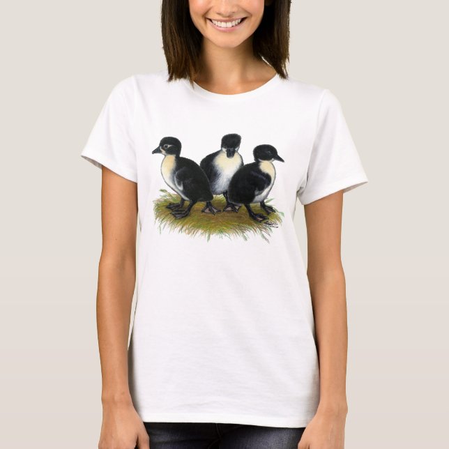 Camiseta Patitos Suecos Negros (Anverso)
