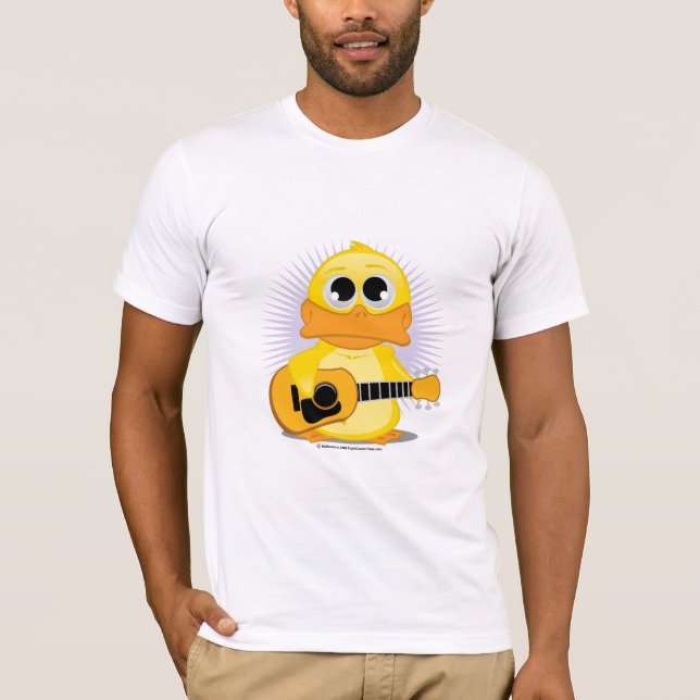 Camiseta Pato (acústico) de la guitarra (Anverso)