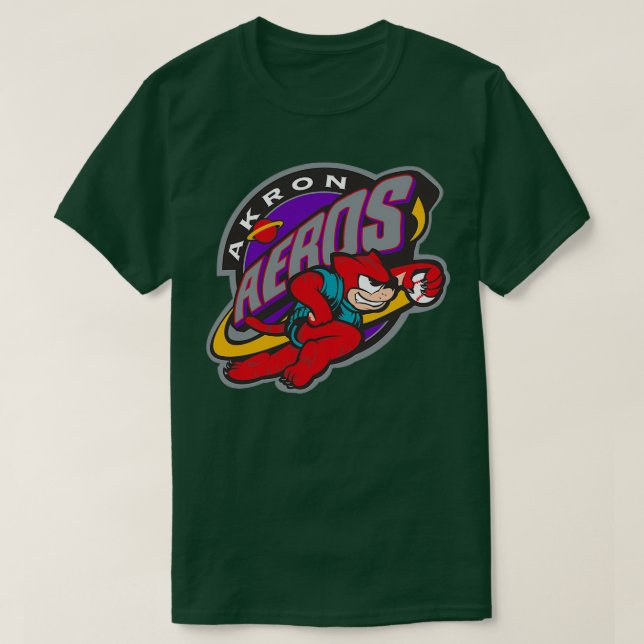 Camiseta pato akron aeros (Diseño del anverso)