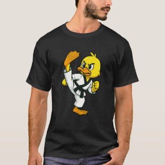 Camiseta Pato Amarillo Amante de los Animales Karate Taekwo