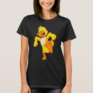 Camiseta Pato amarillo enojado Fa de agricultor orgánico de