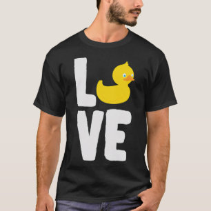 Camiseta Pato Amor Duckling Pájaros Pájaros mascota ret dor