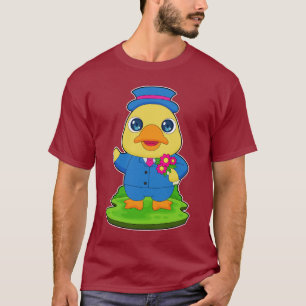 Camiseta Pato Aseo Ramo de flores Boda