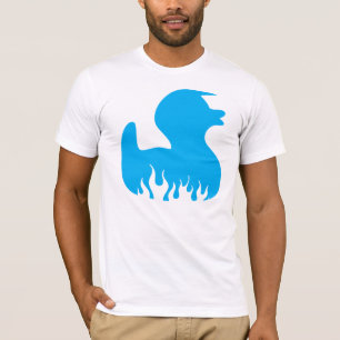 Camiseta Pato azul del Rockabilly
