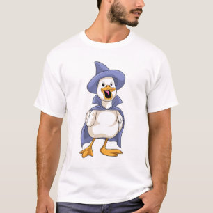 Camiseta Pato como bruja con Gorra