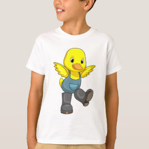 Camiseta Pato como granjero con botas