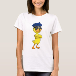Camiseta Pato como oficial de policía con gorro de policía