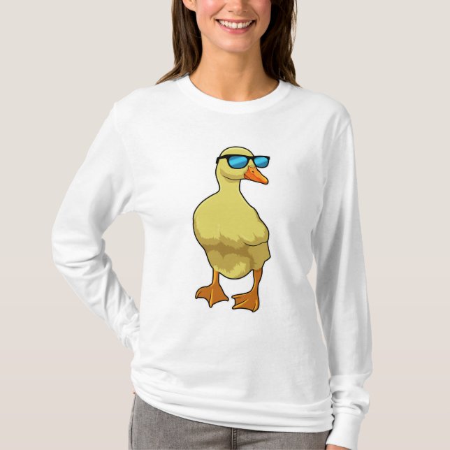 Camiseta Pato con gafas de sol (Anverso)