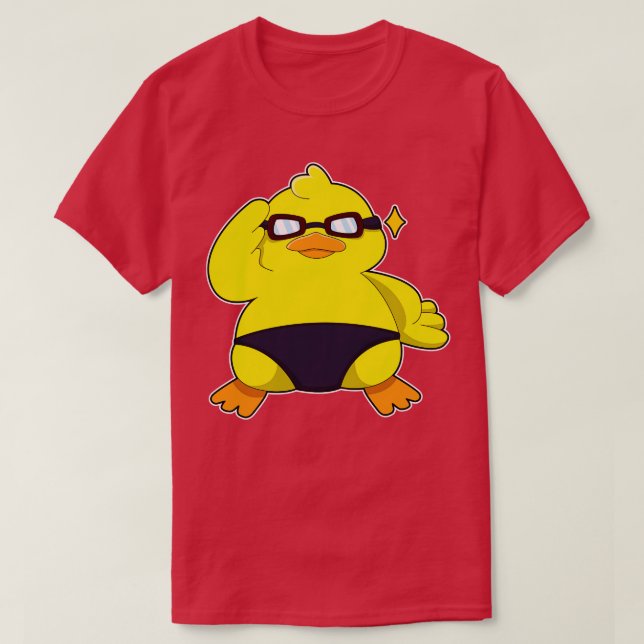 Camiseta Pato con gafas de sol (Diseño del anverso)